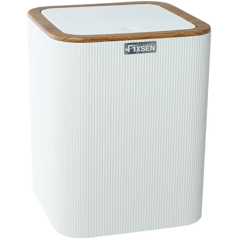 Ведро для мусора Fixsen WHITE WOOD (FX-402-6), 5л