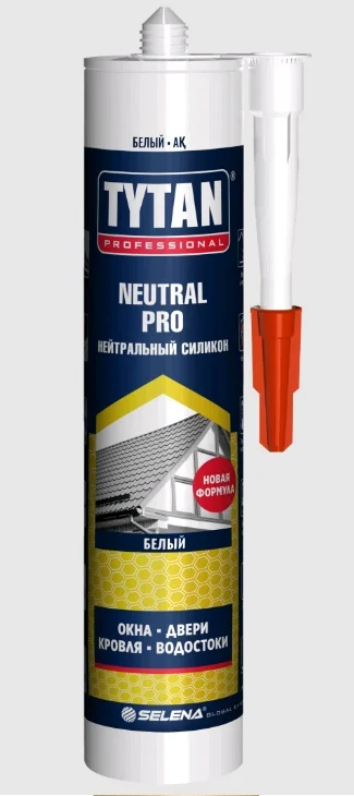 Герметик силиконовый нейтральный белый TYTAN Professional Neutral PRO 280мл