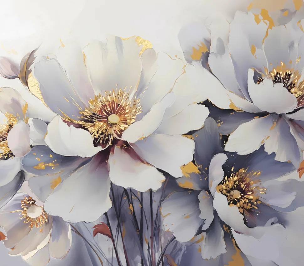 Картина интерьерная VS на холсте White Flower 70*110 арт.8271012
