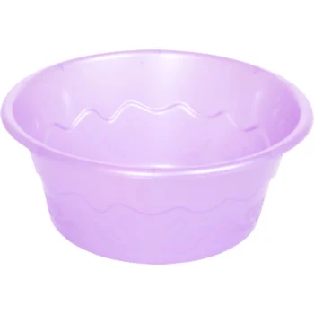 Таз 6л круглый пластиковый особо прочный цвет в ассортименте