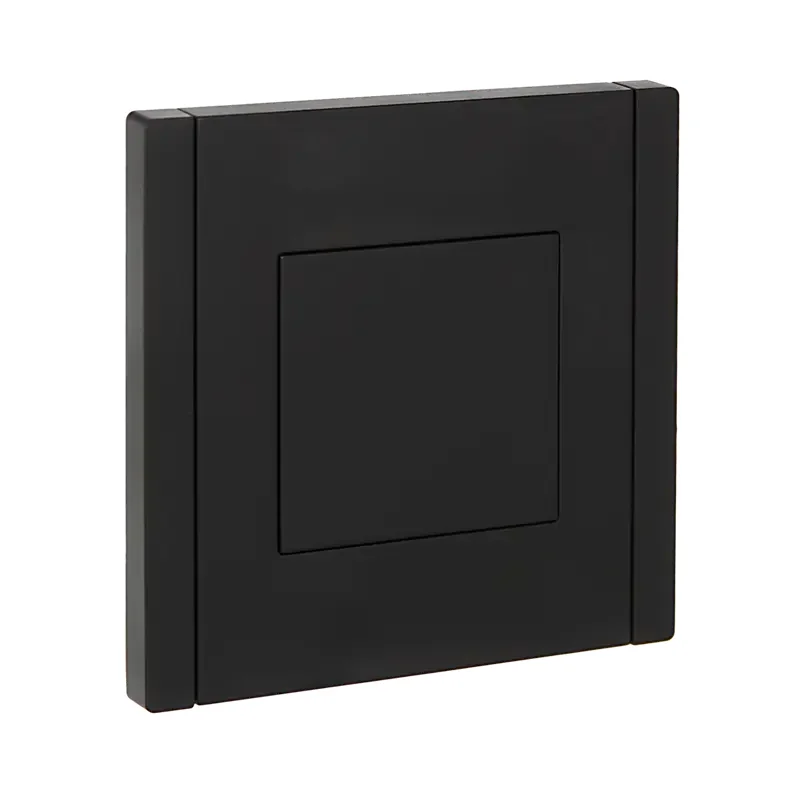 Заглушка с суппортом FORTE&PIANO FP141 черн. IEK FP-PL10-K02