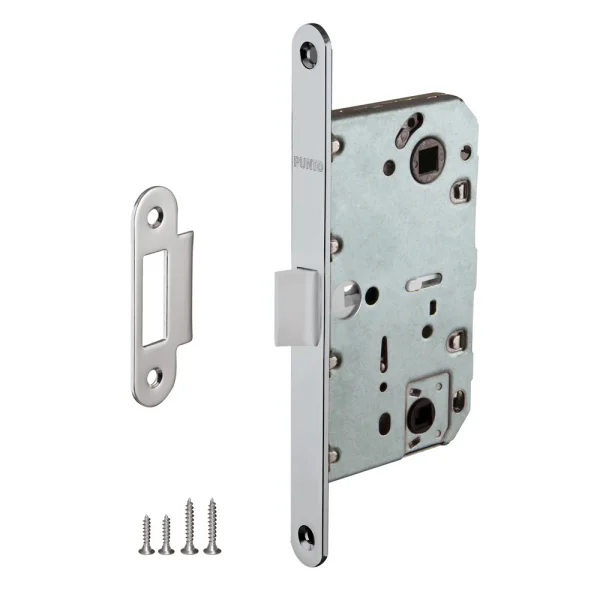 Защелка сантехническая с пластиковым язычком PUNTO PL96WC-50 CP хром