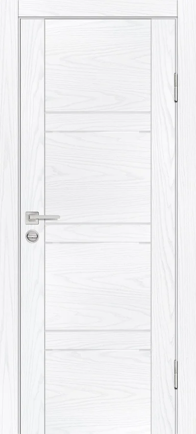Дверь PROFILO PORTE PSM-6 стекло LACOBEL белоснежный, дуб скай белый 90