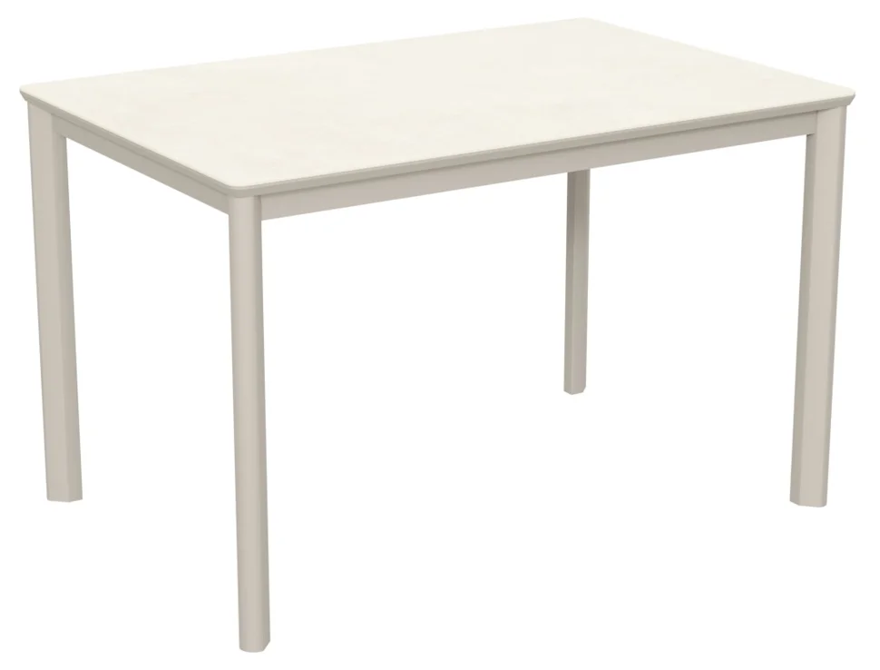 Стол Римини-1С 110х70 (+45) (цвет Мокко/МДФ+PVC Мокко/Cream-Latte) + нога №9 (мокко)