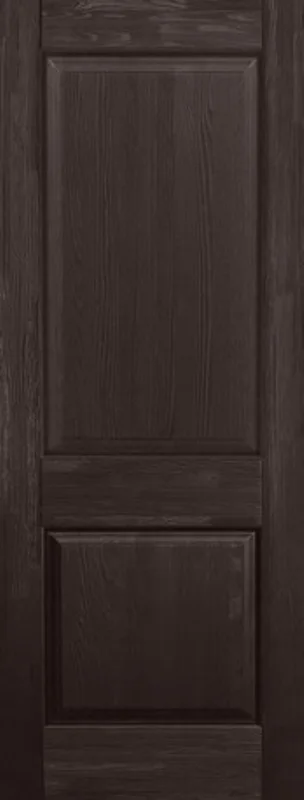 Дверь ОКА "Элегия" глухая венге 80 (браш массив сосны)