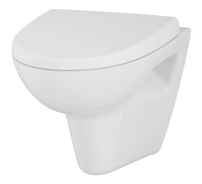Унитаз подвесной CERSANIT 547 PARVA NEW CLEAN ON с дюропластовым сиденьем lifting