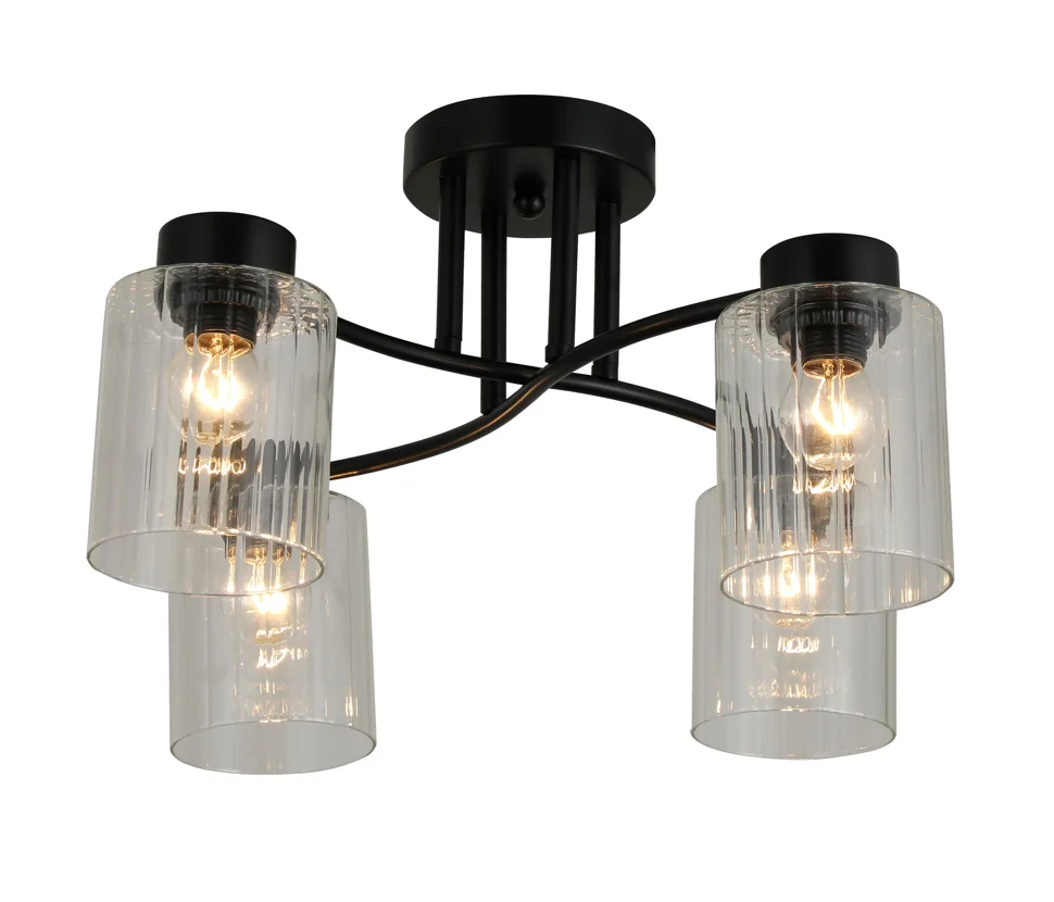 Люстра Maestra 4530-4 BK, 4xE27/40W (48*48*26)