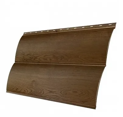 М/сайдинг Блок-Хаус NEW (GL) Print Antique Wood (Античный Дуб) толщина 0,45мм, размер 0,361*4.02 м.п.