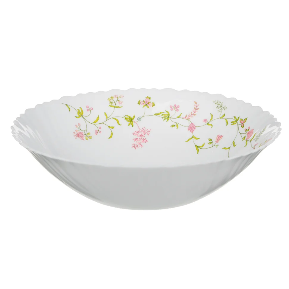 Салатник MILLIMI 818-005 Клавель опаловое стекло 24см