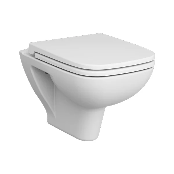 Унитаз подвесной VITRA S20 с инсталляцией, сиденьем микролифт, с кнопкой хром