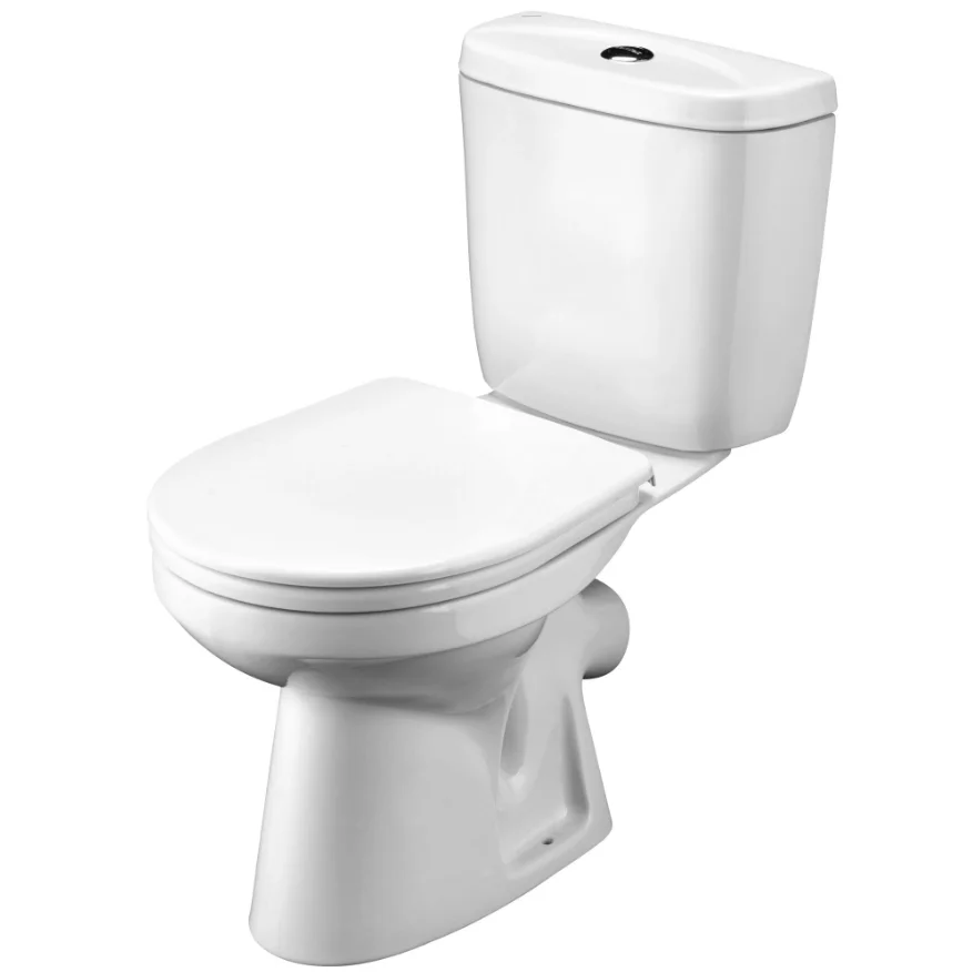 Унитаз-компакт SANTEK Анимо косой выпуск, 1 режим, сиденье ПП