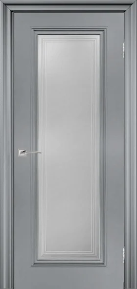 Дверь VERDA Венеция-1 стекло сатинато светло-серый 60, эмаль