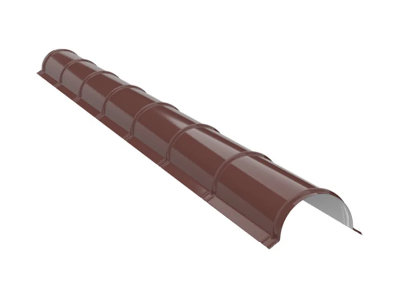 Конёк полукруглый Puretan RAL **, L = 2 м, МП