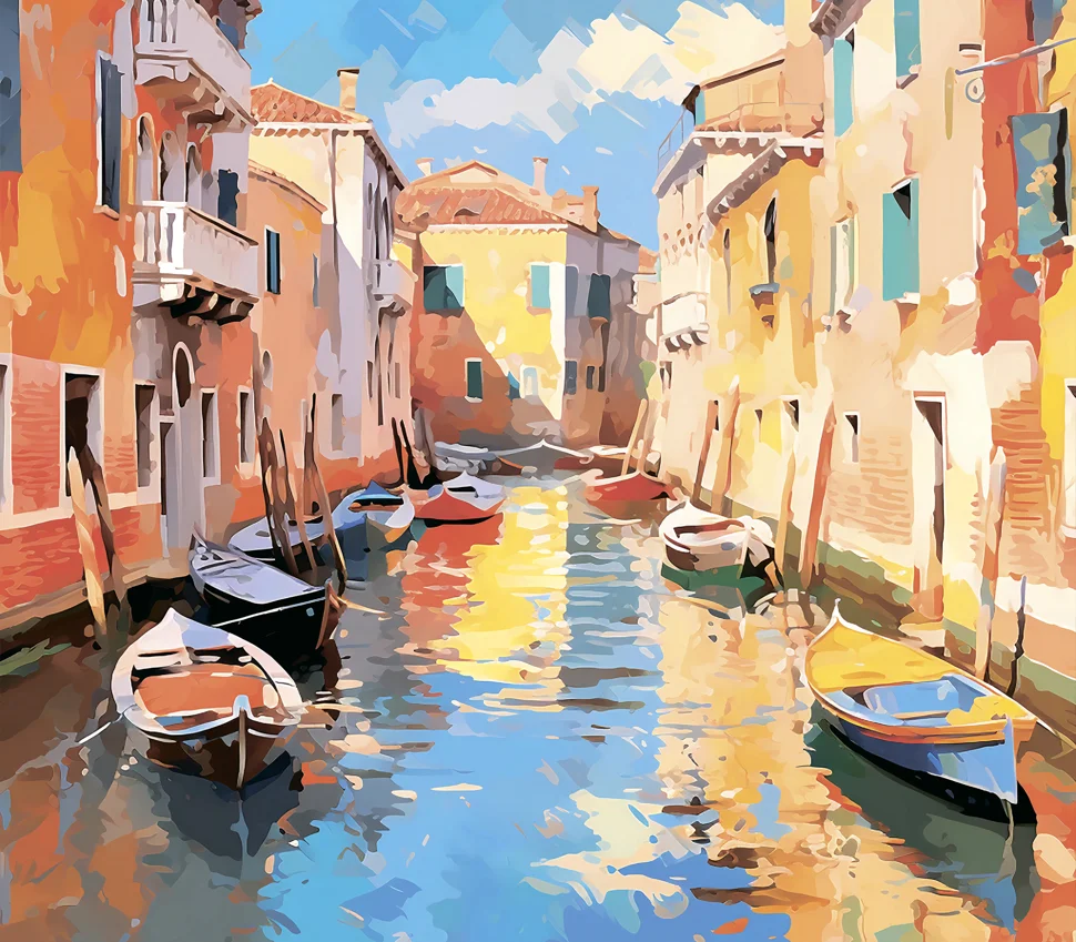 Картина интерьерная VS на холсте Italien weekend 30*30 арт.8233024