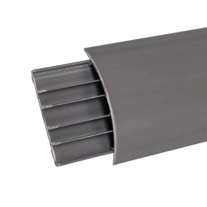 Кабель-канал напольный ИДЕАЛ 70мм 2,2м, 006 Темно-серый