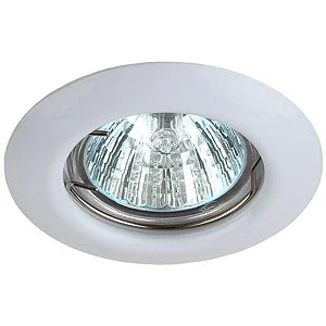 Светильник точечный ЭРА ST3 WH штампованный MR16,12V, 50W белый