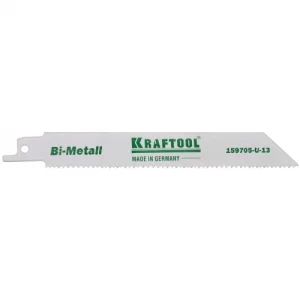 Полотно для сабельной пилы по металлу, дереву KRAFTOOL "INDUSTRIE QUALITAT", Bi-Metall, шаг 1,8-2,5мм, 280мм