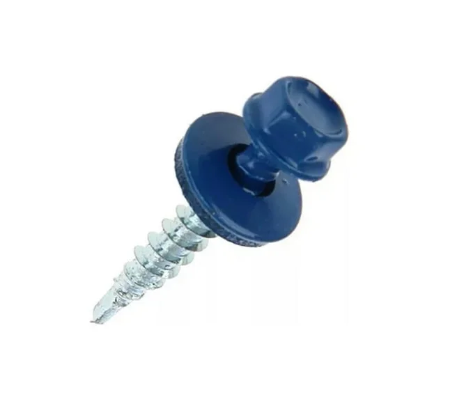 Саморез кровельный 5,5x19 сверло №3 (сигнально-синий) RAL 5005 (уп 250шт) Bh