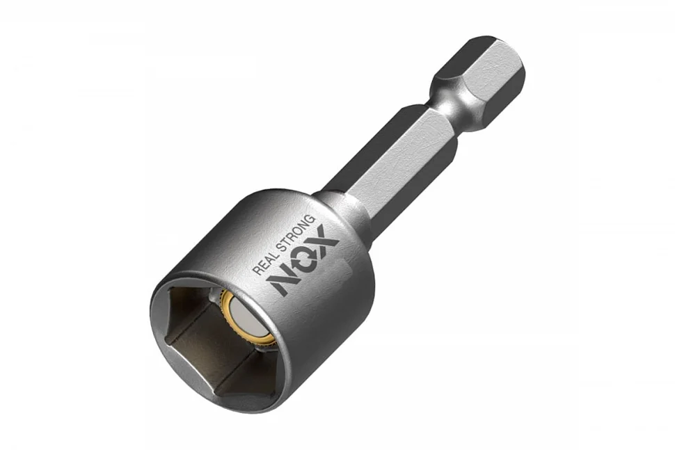 Бита для кровельных саморезов магнитная 13х48мм Nox, ПВХ,1 штука