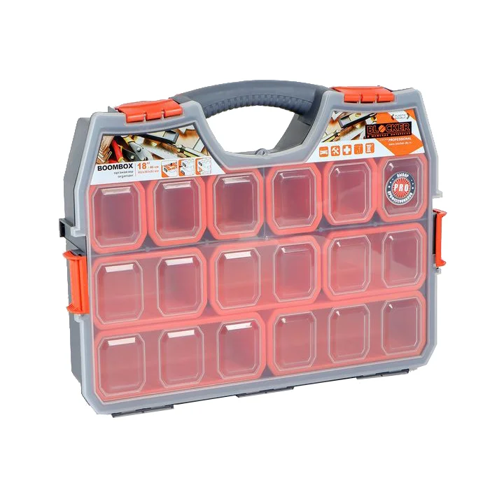 Органайзер BLOCKER Boombox 18"/46 см серо-свинцовый/оранжевый