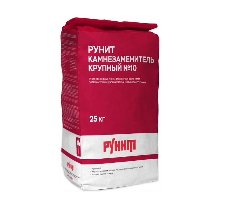 Камнезаменитель РУНИТ Д3-03-10 крупный 25 кг (толщина до 50 мм)