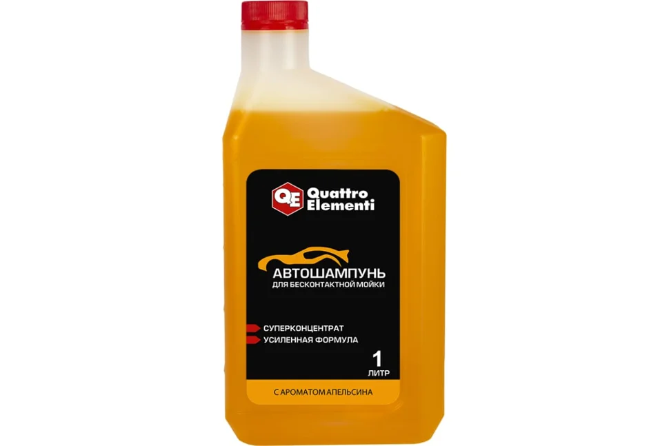 Шампунь QUATTRO ELEMENTI бесконтактный, активная пена, 1,00 л Апельсин
