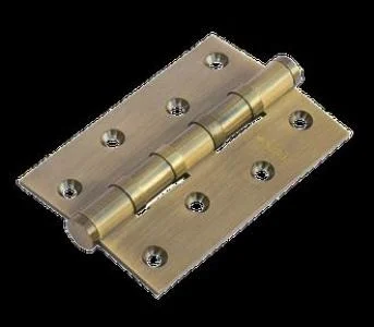 Петля латунная MORELLI универсальная с 4-мя подшипниками без короны толщина 3 мм MBU 100X70X3-4BB COF кофе