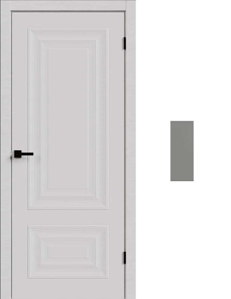 Дверь ВДК Раяна RAL 7040 глухая 70х200 (толщина 36мм), эмаль