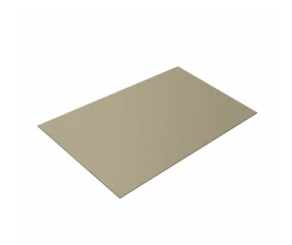 Плоский лист Corundum50 RAL 1015 (светлая слоновая кость), 0.5 мм, 1.25*2м (В пленке)