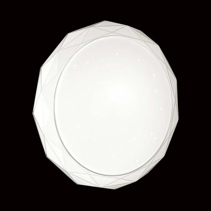 Светильник 2045/ELN PALE SN 089 пластик/белый/прозрачный LED 76Вт 3000-6000K D500 IP43 GINO