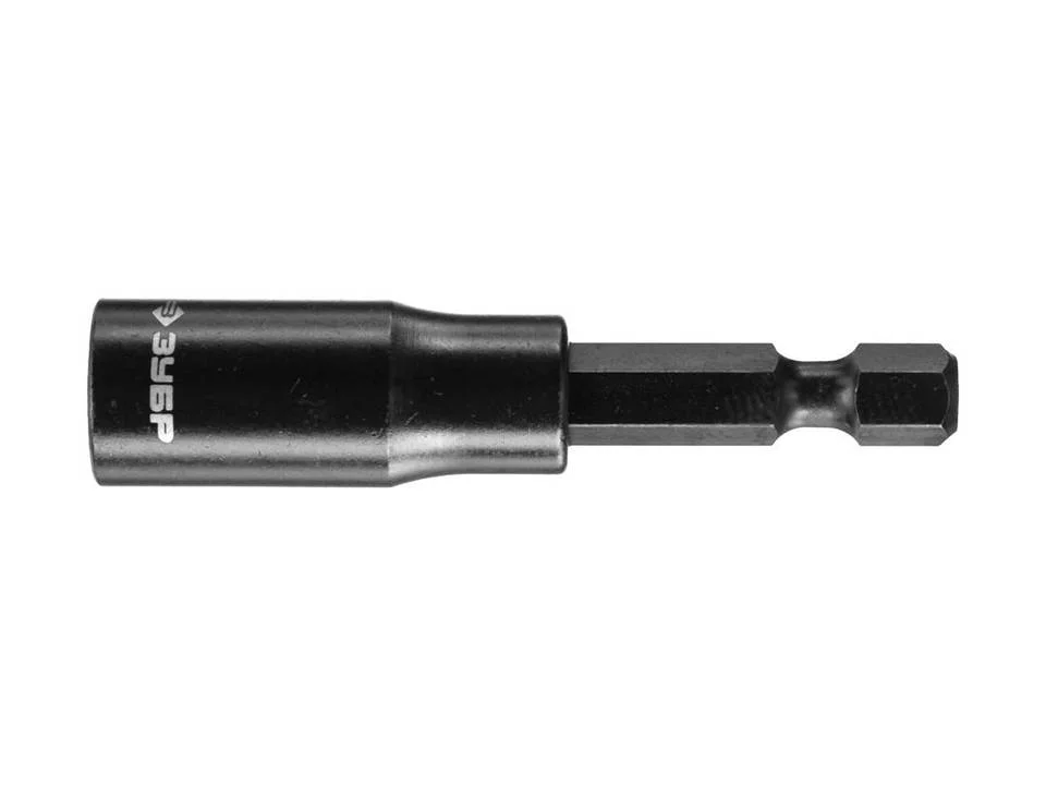 Бита с торцовой головкой, удлиненная, хвостовик E 1/4", 8мм, 1шт, ЗУБР "ПРОФИ"
