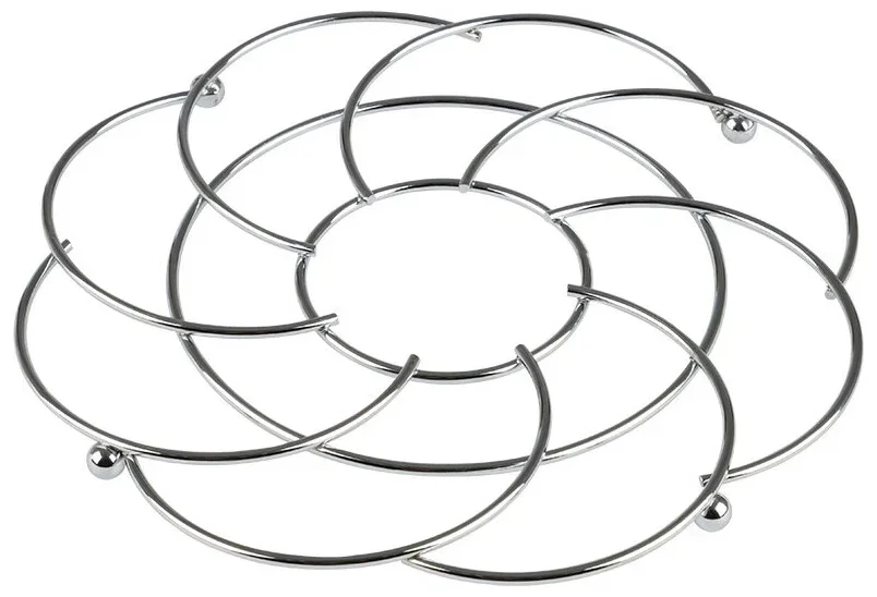 Подставка под горячее MALLONY CARNALE, диам. 21 см (хром.металл)