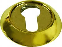 Накладка круглая под евроцилиндр ARCHIE SILLUR CL S.GOLD золото матовое