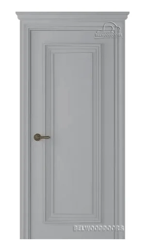 Дверь BELWOODDOORS "Палаццо 1" глухая 70 (21-8) smart core эмаль светло - серый