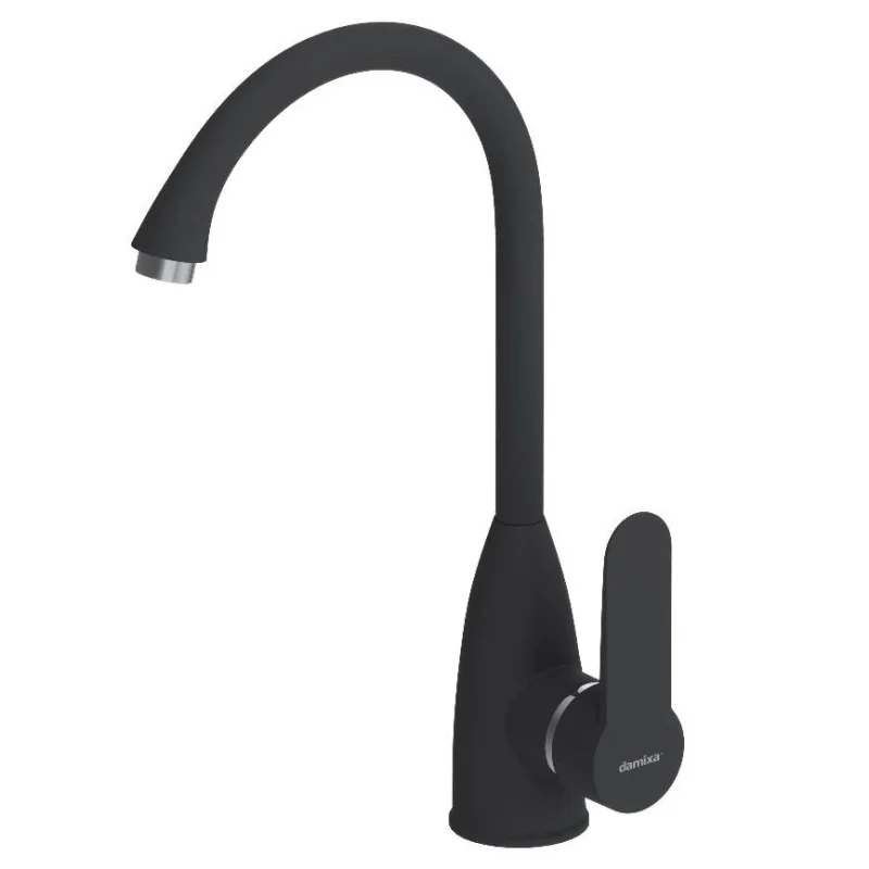 Смеситель Damixa Neptune DX408000300 полимерный для кухни, черный