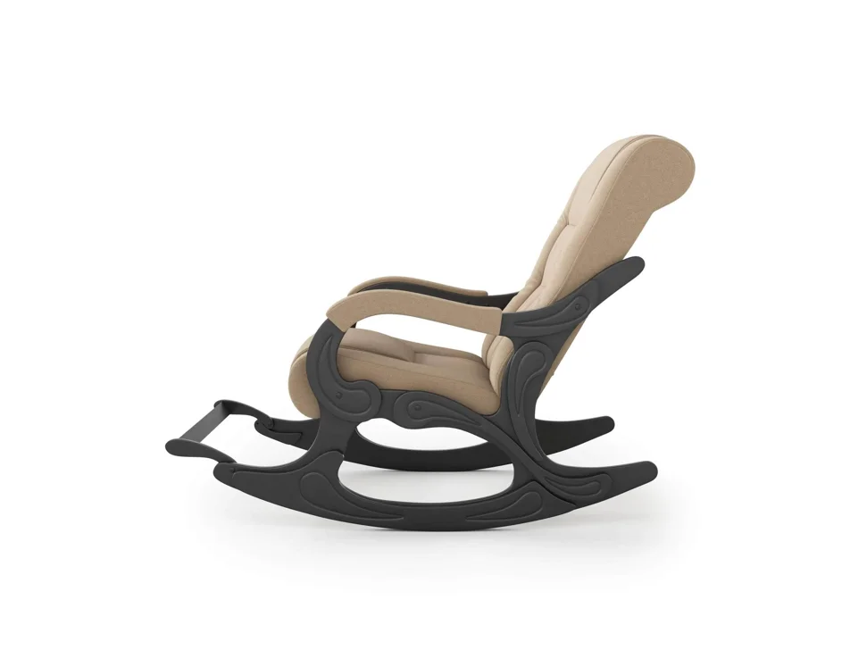 Кресло-качалка РОДОС, ткань песок BEIGE