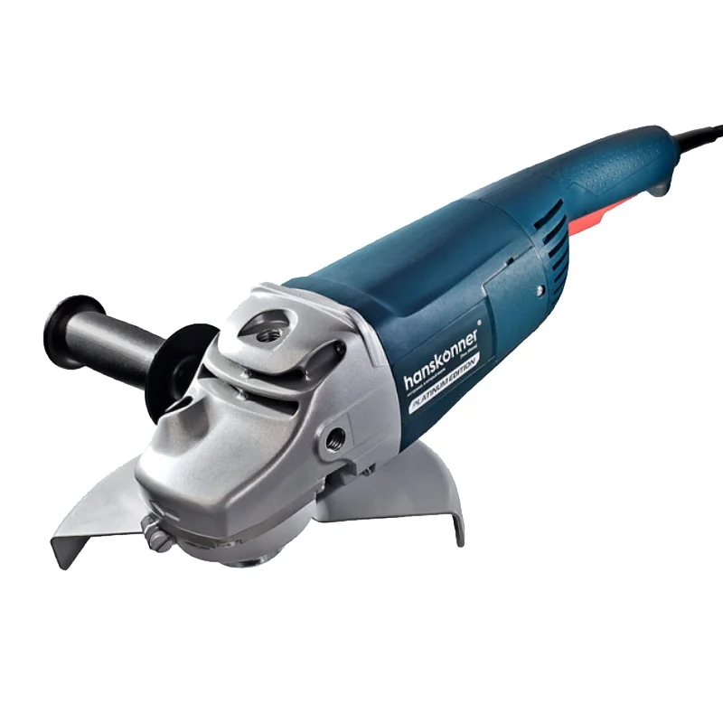 Шлифмашина угловая 230мм, 2200Вт, плавн пуск, Hanskonner PLATINUM