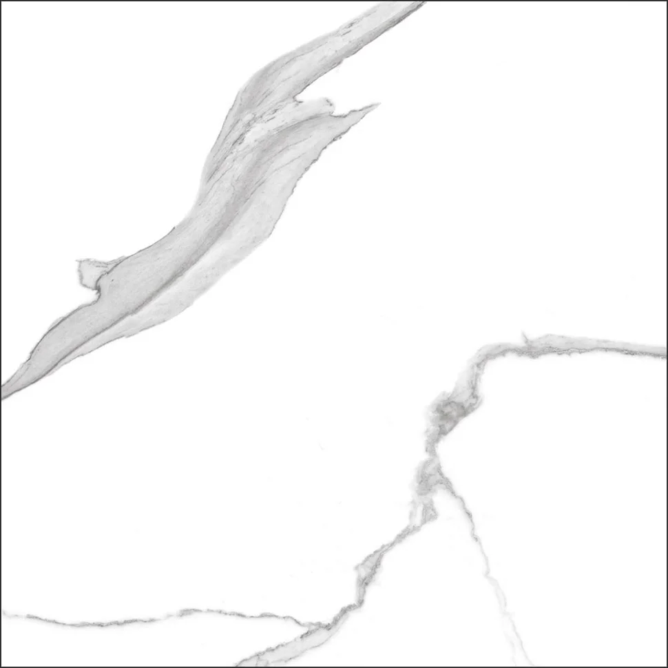 Керамогранит GLOBAL TILE Anima белый 60*60 арт.GT60608303MR!GT60601503MR