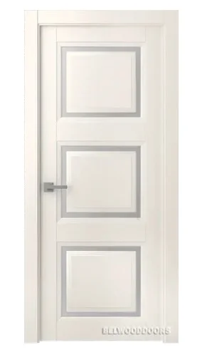 Дверь BELWOODDOORS "Аурум 3" стекло Мателюкс белый каленый 80 (21-9) smart core эмаль жемчуг