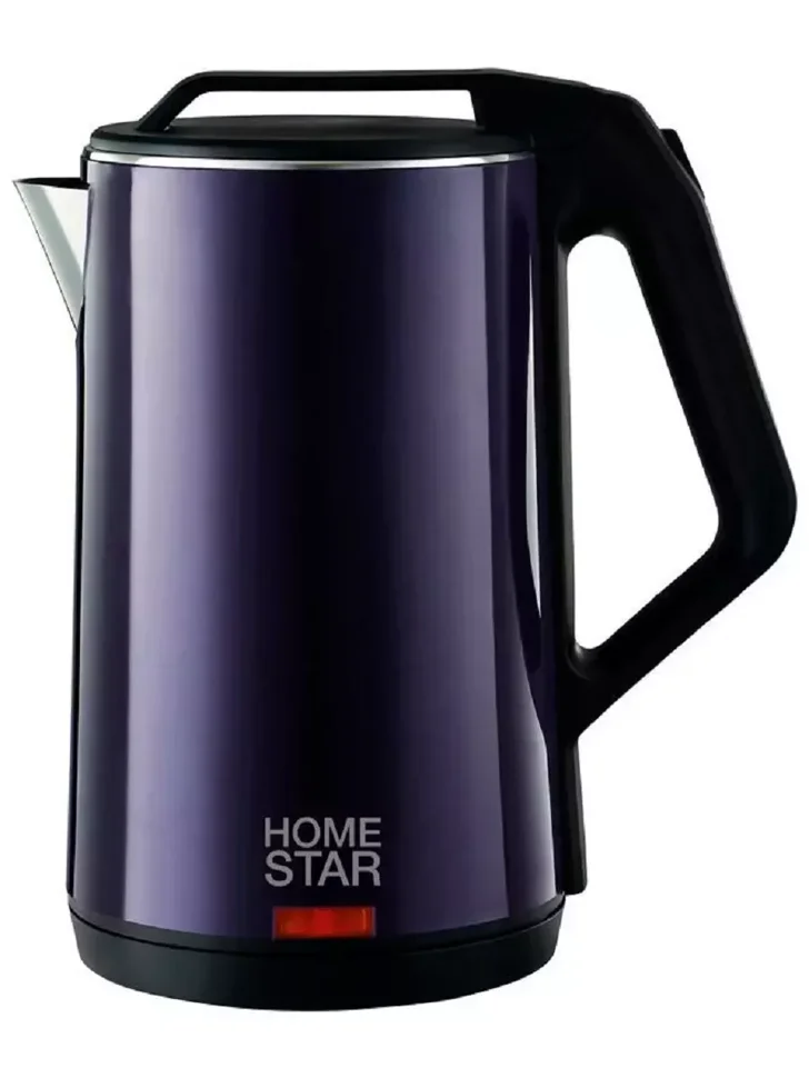 Чайник HOMESTAR HS-1036 (1,8 л) фиолетовый, двойной корпус