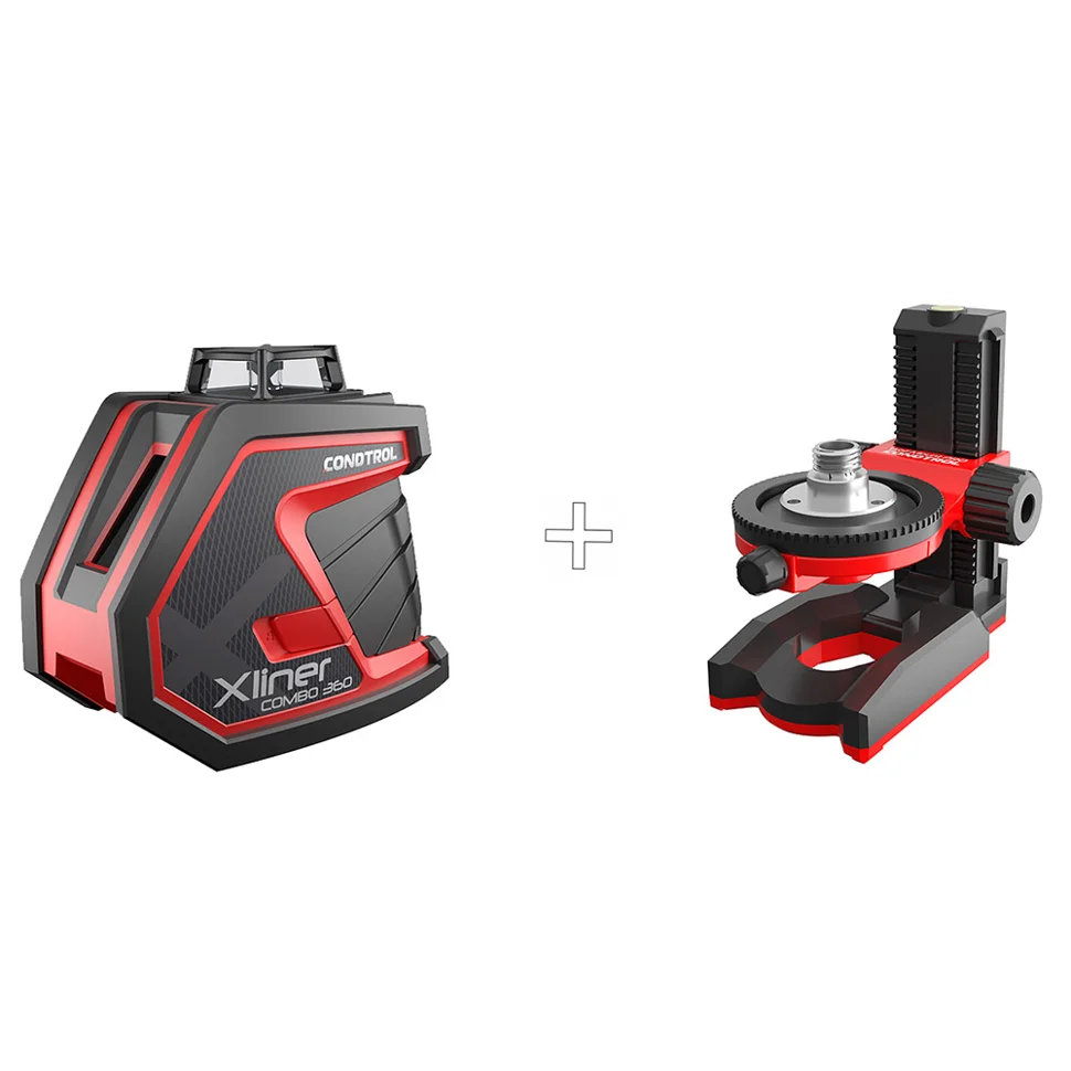 Нивелир лазерный CONDTROL XLiner Combo360 + крепление CONDTROL Wall Mount Pro