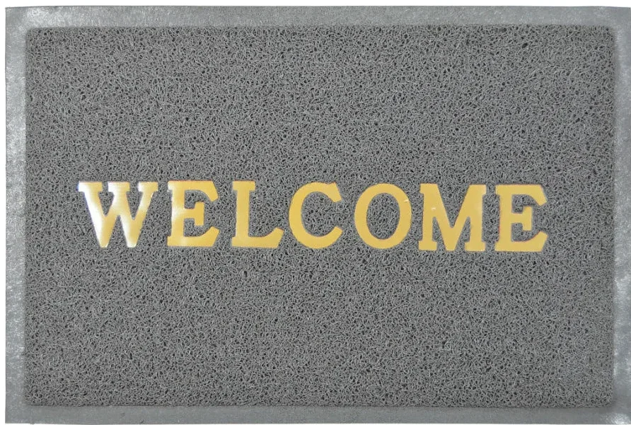 Коврик пористый Welcome 40х60 см серый