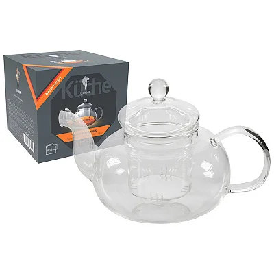 Чайник заварочный LEONORD AROMA, объем:850 мл (боросиликатное стекло)