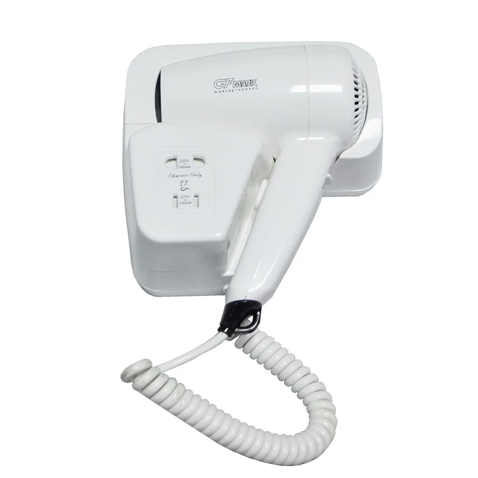 Фен для волос GFmark с боковым креплением, с розеткой, 1200W, арт.6810