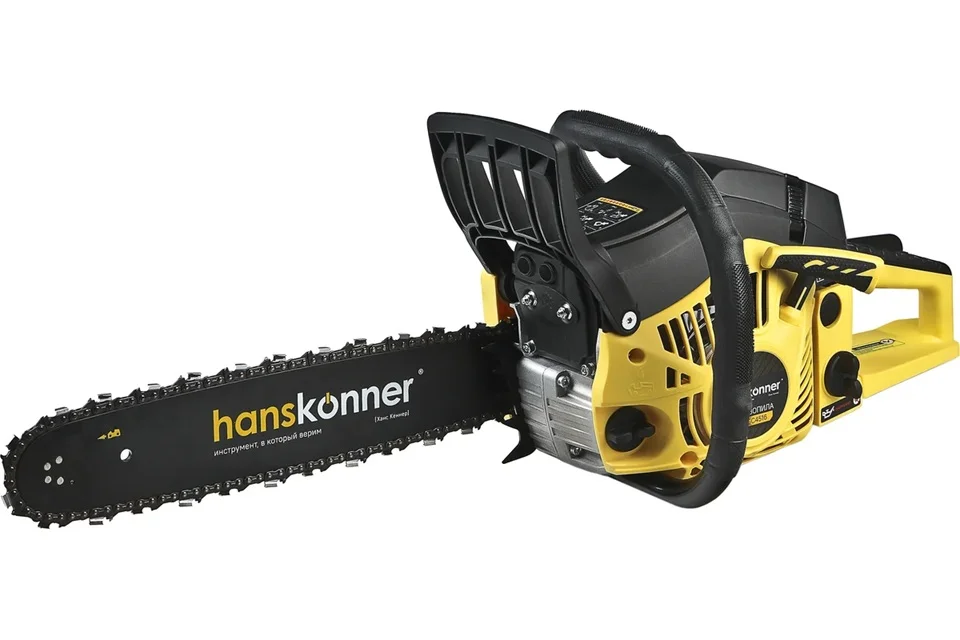 Бензопила 1.6 кВт, шина 16" Hanskonner