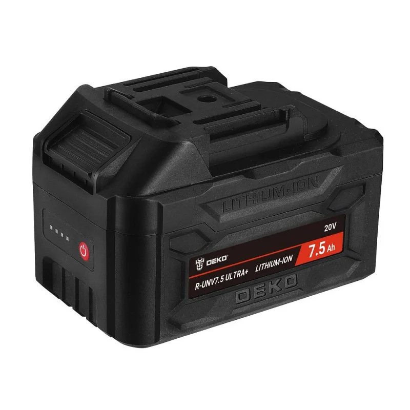 Аккумулятор DEKO R-UNV7.5 ULTRA+, Li-ion, 20В, 7.5А*ч, с повышенной токоотдачей