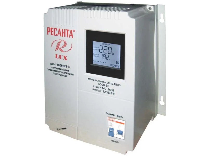 Стабилизатор Ресанта АСН-5000 Н/1-Ц Lux