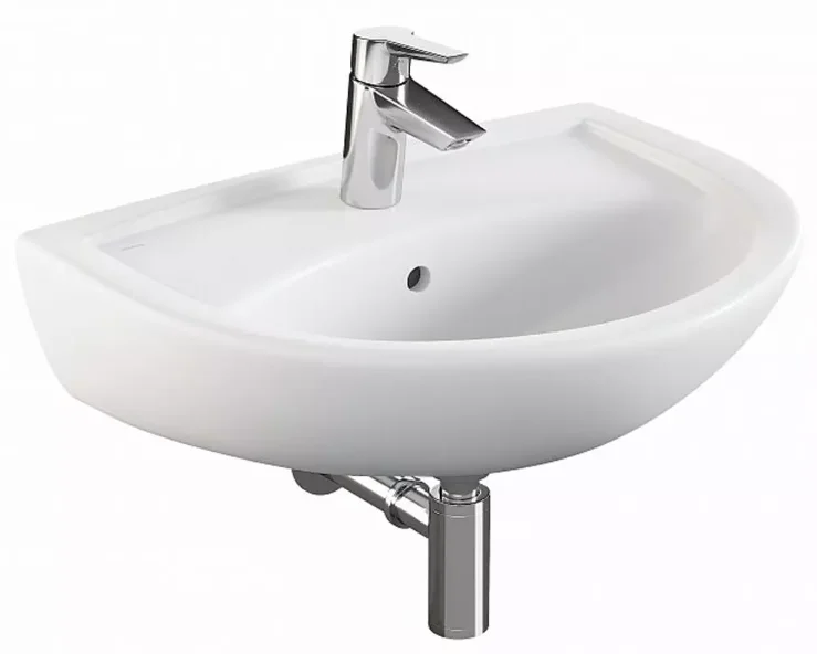 Раковина VITRA Norm Fit 55 см с пьедесталом, цвет белый