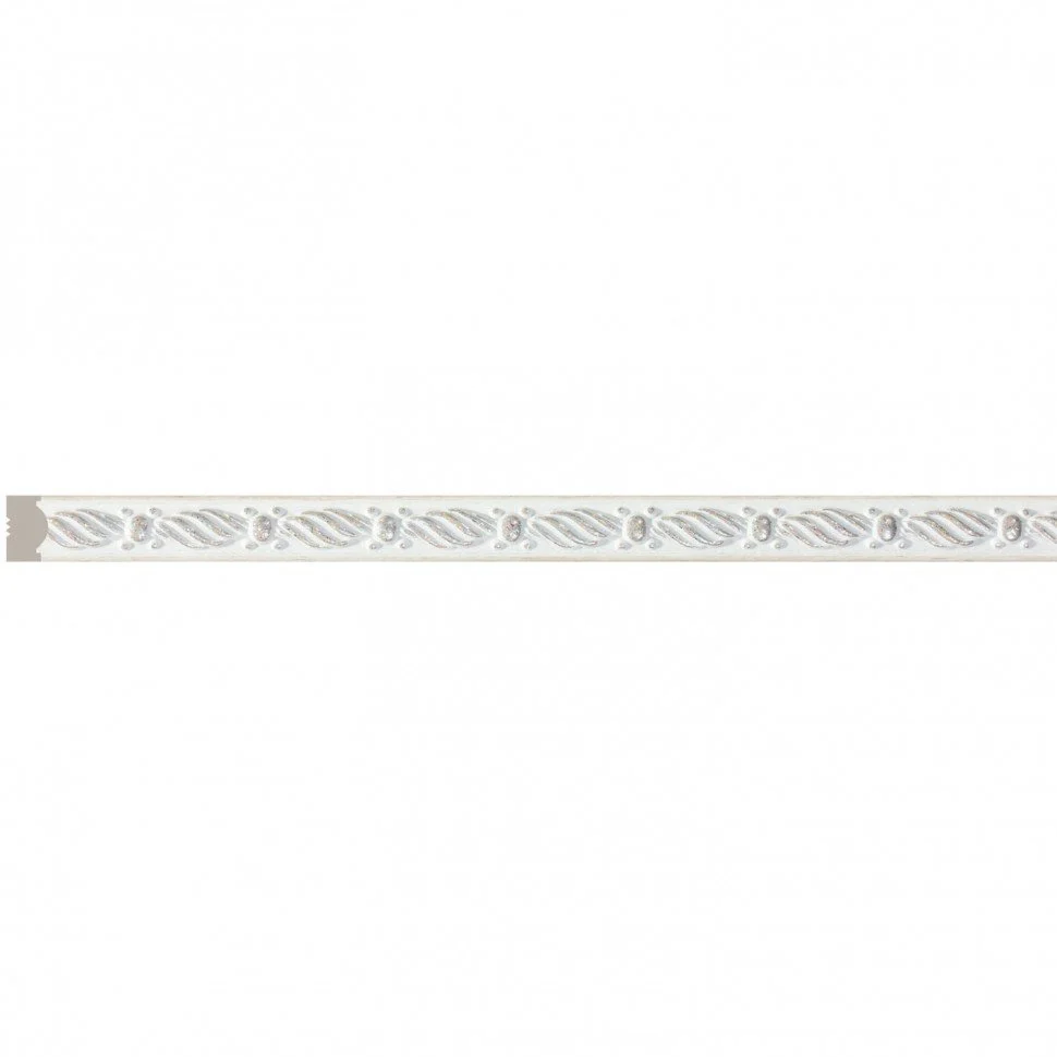Багет интерьерный COSCA, "Скандинавия", Молдинг 10, "Жемчуг" 2,4м, арт.107-14