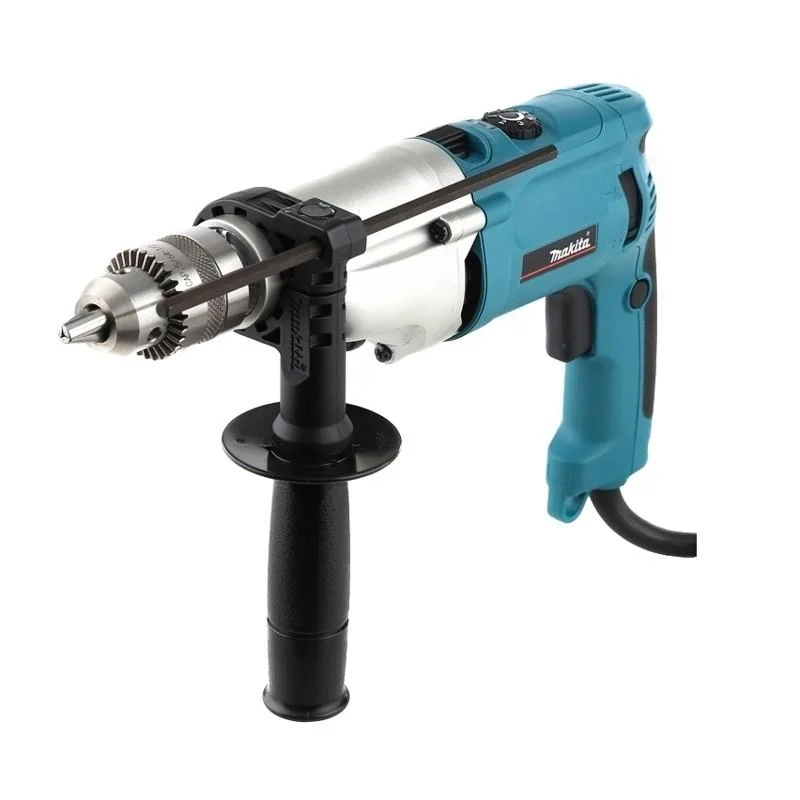 Дрель сетевая ударная MAKITA HP2070 (1010Вт, 0-1200/0-2900 об. мин, усиленный ключевой патрон, кейс)